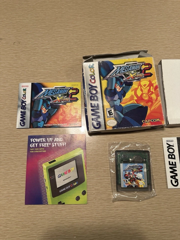 Carrito Mega Man Xtreme 2 Nintendo Game Boy Color Completo CIB En Perfecto Estado🔥 Foto 3 de 4