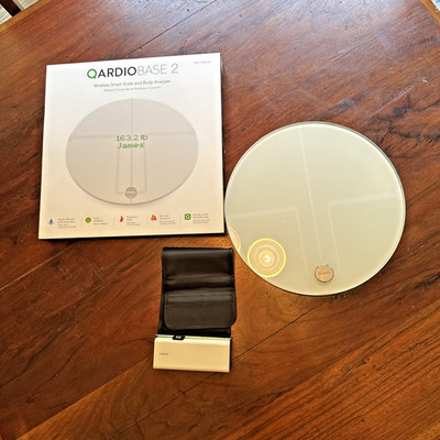 QardioBase 2 Smart Scale & QardioArm BP Monitor WiFi Bluetooth Bundle Box