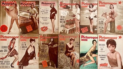 12 x Picturegoer  Magazines 1955 Ava Gardner Anne Baxter Esther Williams