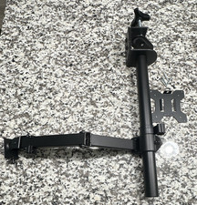 VIVO Black Single Desk Clamp Monitor Mount Arm Tilt/Rotate VESA 75x75 100x100