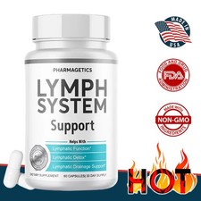 Lymphatic System Support Capsules - Lymphatic Drainage - 60 Capsules