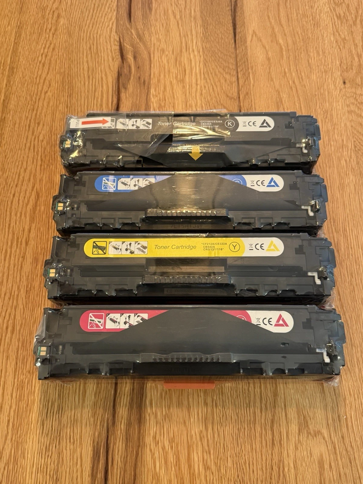 Set Of 4 For HP 125A CB540A Compatible Toner CF210X CE320A CRG131/116 - New 2