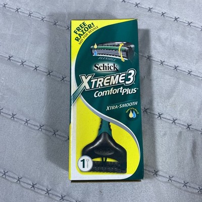 Vtg Schick Xtreme3 Comfort Plus Disposable Razor 1 Count Xtra Smooth NOS