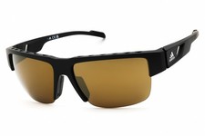 ADIDAS SP0070 05H Sunglasses Black Frame Brown Polarized Lenses 68mm