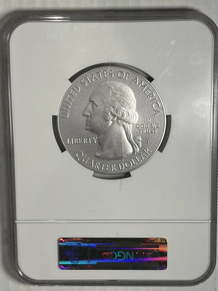 2014-P Great Smoky Mountains NP ATB 5 oz Silver NGC SP70 Early Release - Image 2 of 2
