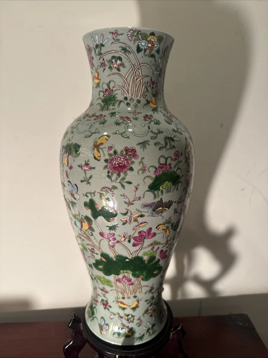 中国蝴蝶花瓶中国古董花瓶| eBay