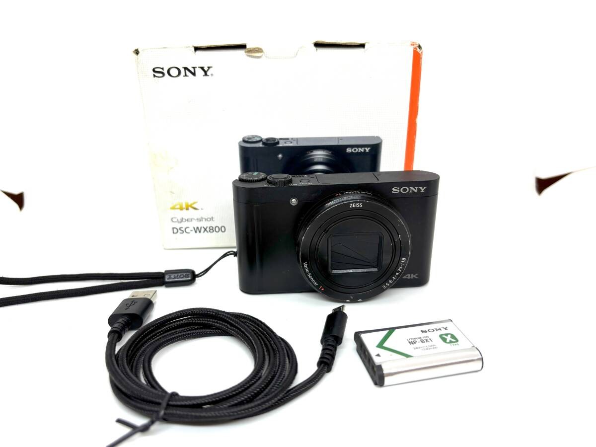 SONY Cyber-shot DSC-WX800 Black Compact Digital Camera 20.1MP for