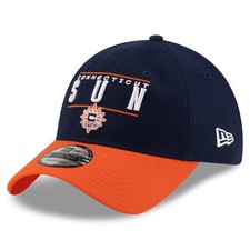 Unisex New Era Navy/Orange Connecticut Sun 2025 WNBA Draft 9TWENTY Adjustable
