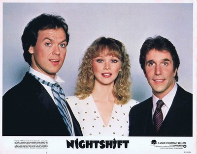 NIGHTSHIFT Original Lobby Card 1 Henry Winkler Michael Keaton Shelley Long