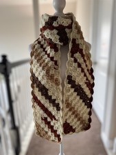 Crimson Flex Handmade-Crochet Scarf