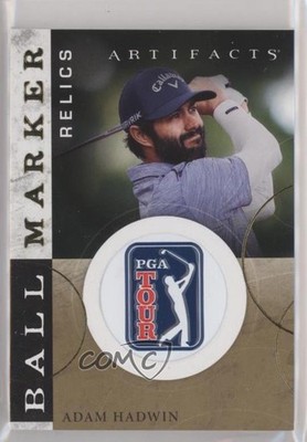 2021 Upper Deck Artifacts Ball Marker Relics Adam Hadwin #BM-AH 5d9
