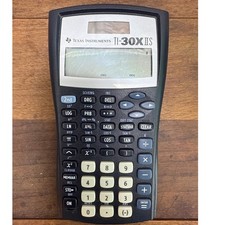Texas Instruments TI-30X IIS Blue Scientific Calculator Tested  Works NO COVER