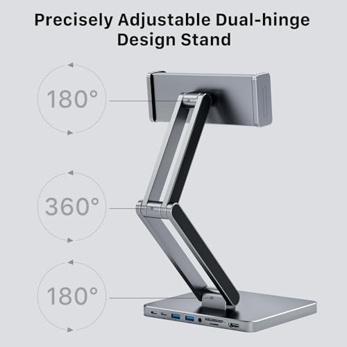 MagHub 8-in-1 Docking Station for iPad Pro and Android Tablets, USB C Hub - 第 2/7 張圖片