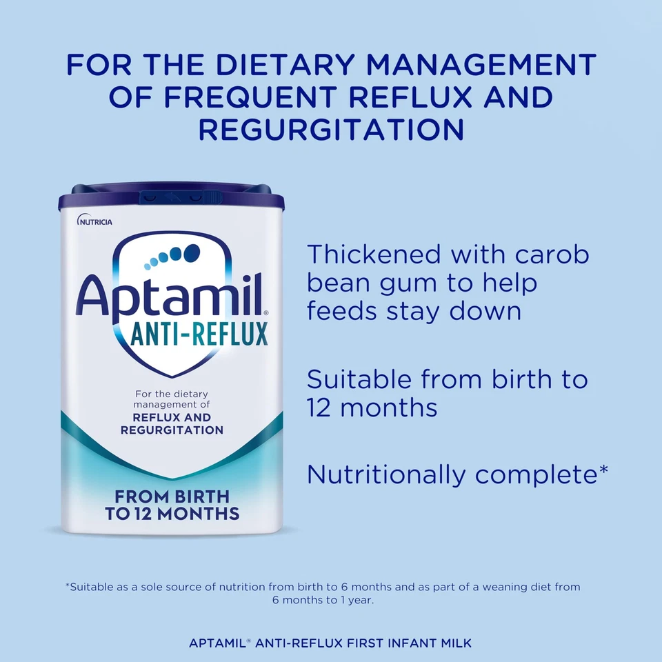 Anti-Reflux Baby Milk Powder Formula, from Birth, 800g (Pack of 4) - Image 2 of 4
