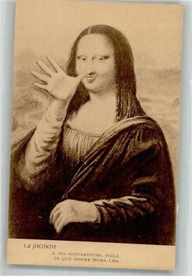 38171374 - La Joconde Mona Lisa Humor