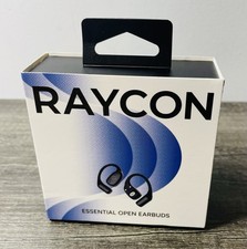 Raycon Essential Open Earbuds - Wireless Bluetooth Headphones - Black Open Box