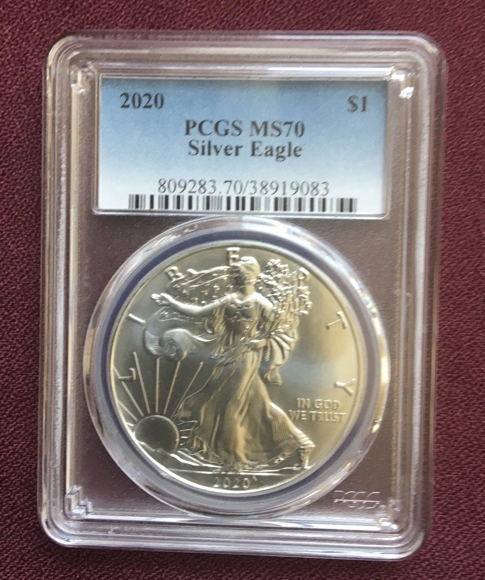 American Eagle MS 70 Graded 2020 Silver Bullion Coins for sale | eBay