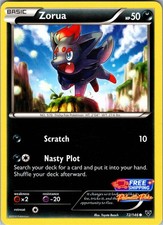 Zorua 72/146 Common XY Base Set Pokemon NM/LP