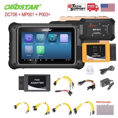 OBDSTAR DC706 Full Version for ECU+ECM+TCM+BODY Clone With MP001 Set+P003 Kits