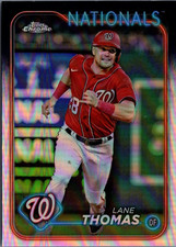2024 Topps Chrome Refractors #66 Lane Thomas Washington Nationals