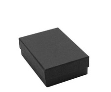 25 Pack Cotton Filled Black Matte Color Jewelry Gift and Retail Boxes Jewelry...