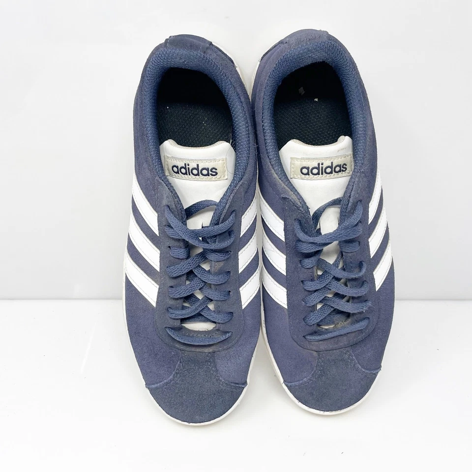 Adidas Womens VL Court 2.0 H06113 Blue Casual Shoes Sneakers Size 6.5 - Image 4 of 4