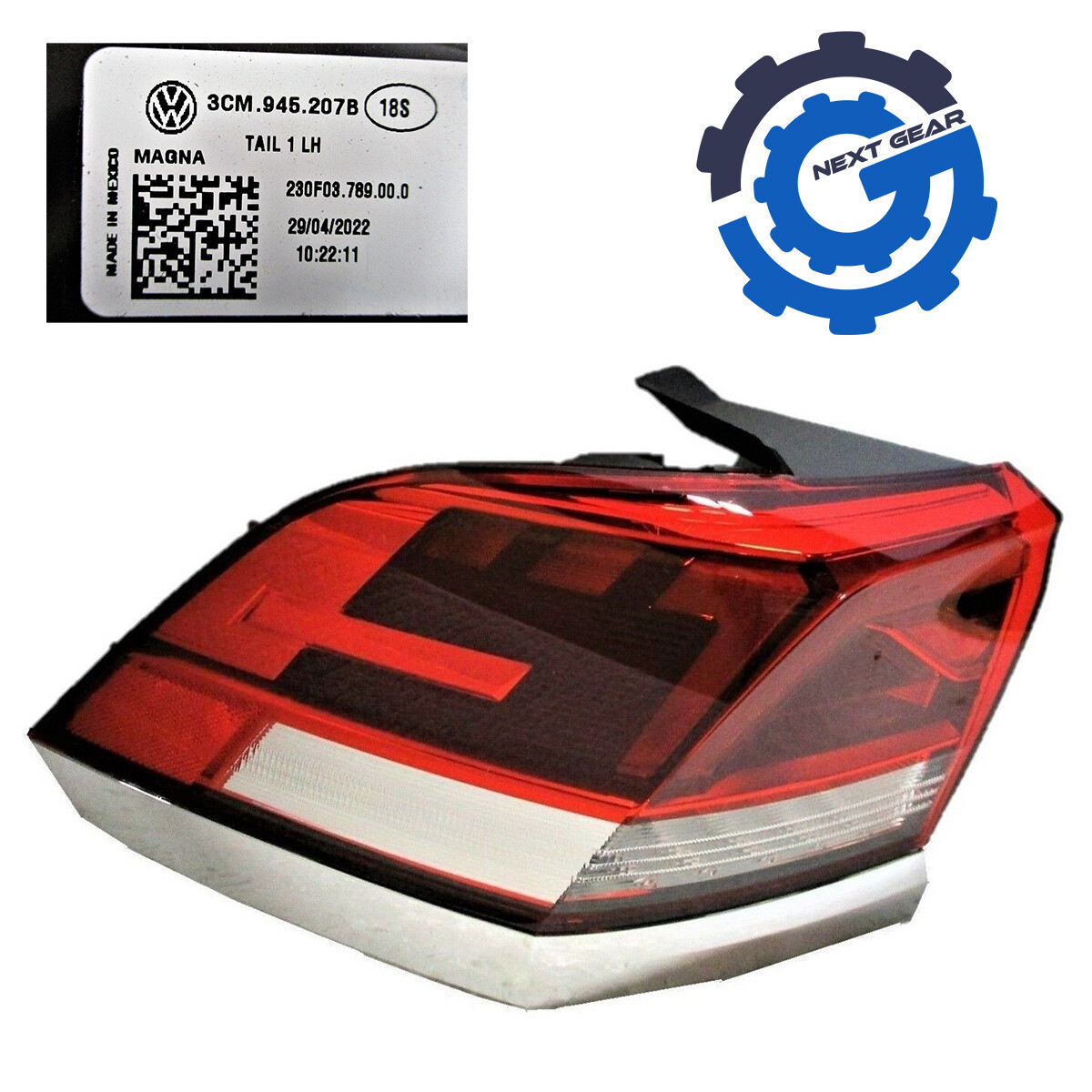 OEM TAIL LIGHT ASSEMBLY LH 2021-2023 VOLKSWAGEN ATLAS CROSS SPORT 