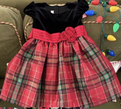 bonnie jean christmas dress size 7 Amazon.com: Bonnie Jean Girls 7-16 Puff Sleeve Holiday Christmas Dress  (Black-Red, 10): Clothing, Shoes & Jewelry