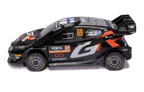 IXO Toyota Yaris Rally 1 WRC Safari Rally Kenya 2024 #69 K.Rovanpera 1/18 - Foto 2 di 3