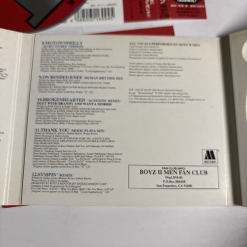 Boyz II Men – The Remix Collection (CD + 3" Disc, 1995) Japan Obi POCT-1073 - Picture 7 of 13