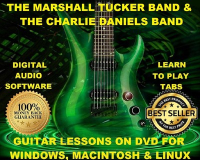 Marshall Tucker Band Charlie Daniels Band Guitar Tab Lesson Cd 135