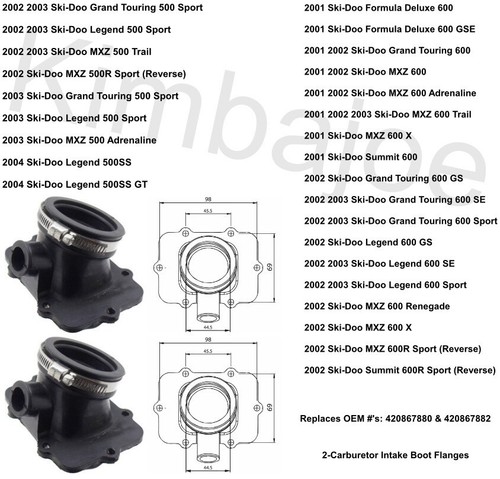 Polaris Carb Flange SPI Carburetor Mounting Flange For Polaris XC - Foto 8