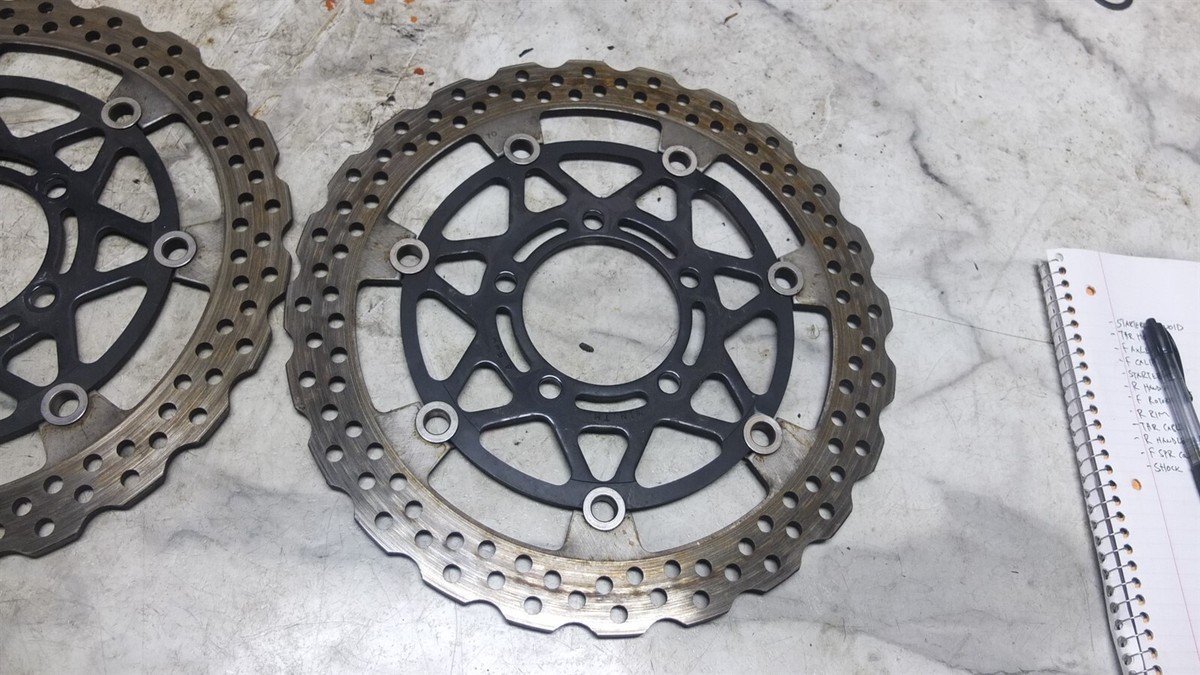 作品オーダー 13 Kawasaki ZX1400 ZX 1400 ZX14 ZX 14 Ninja Front Brake Rotors | eBay