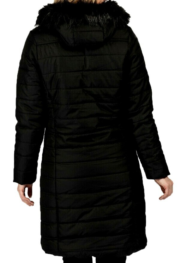 Womens Regatta Fritha Insulated Quilted Parka Coat Jacket Black Size UK
