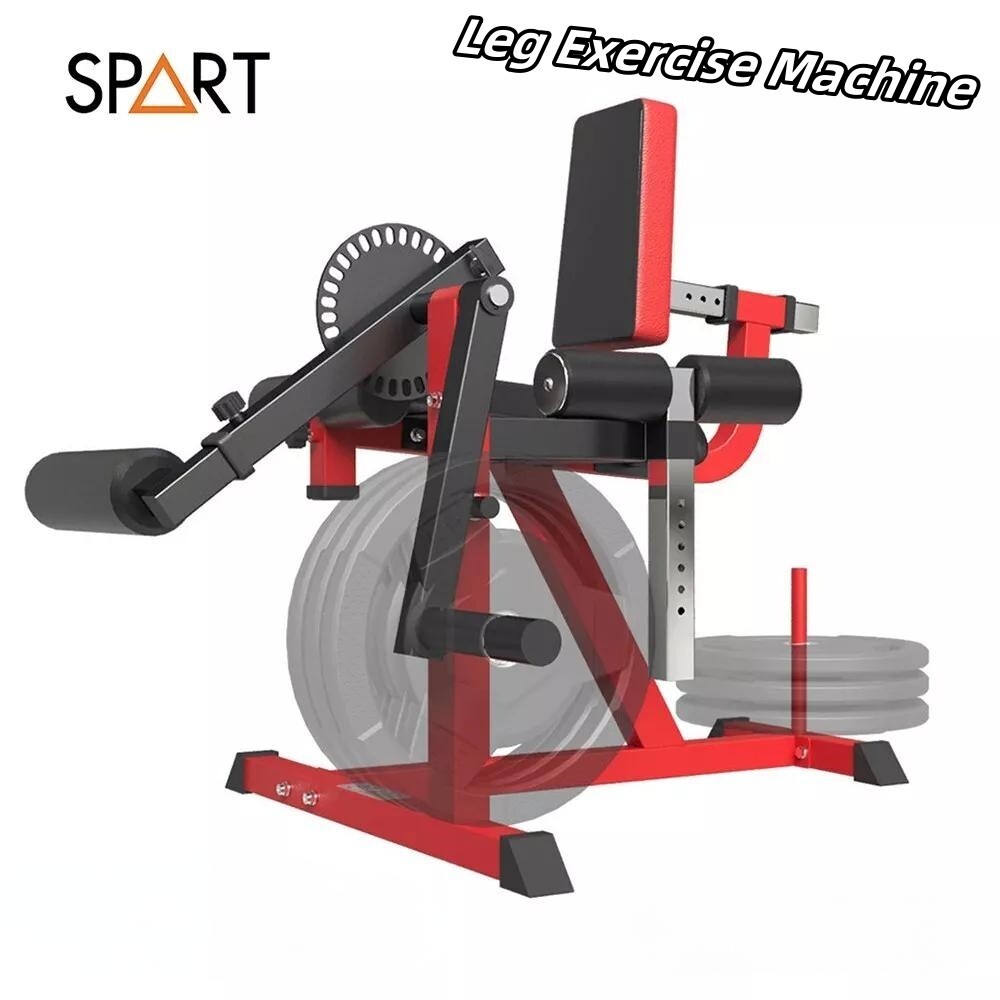 Máquina de almohadillas ajustables SPART para muslo aislado, máquina de ejercicio de piernas sentadas