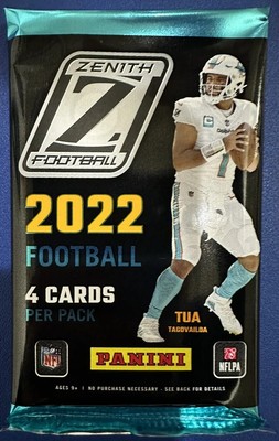 2022 Panini Zenith Football Pack 4 Cards Aloha Ships Same Day