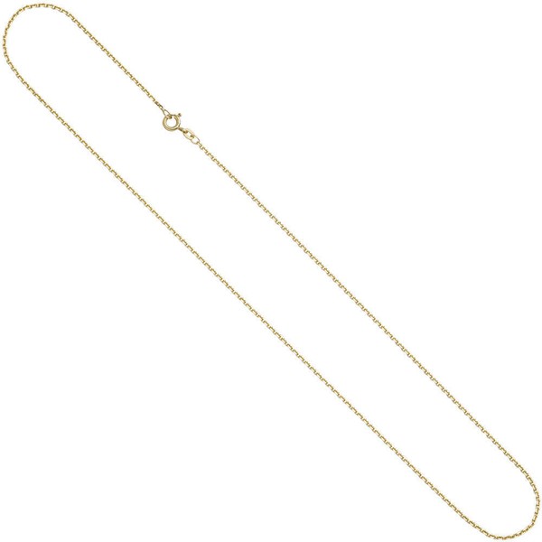 1,9Mm Ankerkette Kette Collier Aus 585 Gelbgold Gold Halskette 45Cm, Goldkette-image