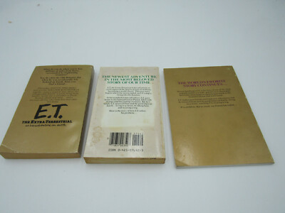 Set of E.T. The Extra-Terrestrial Paperback Books - William