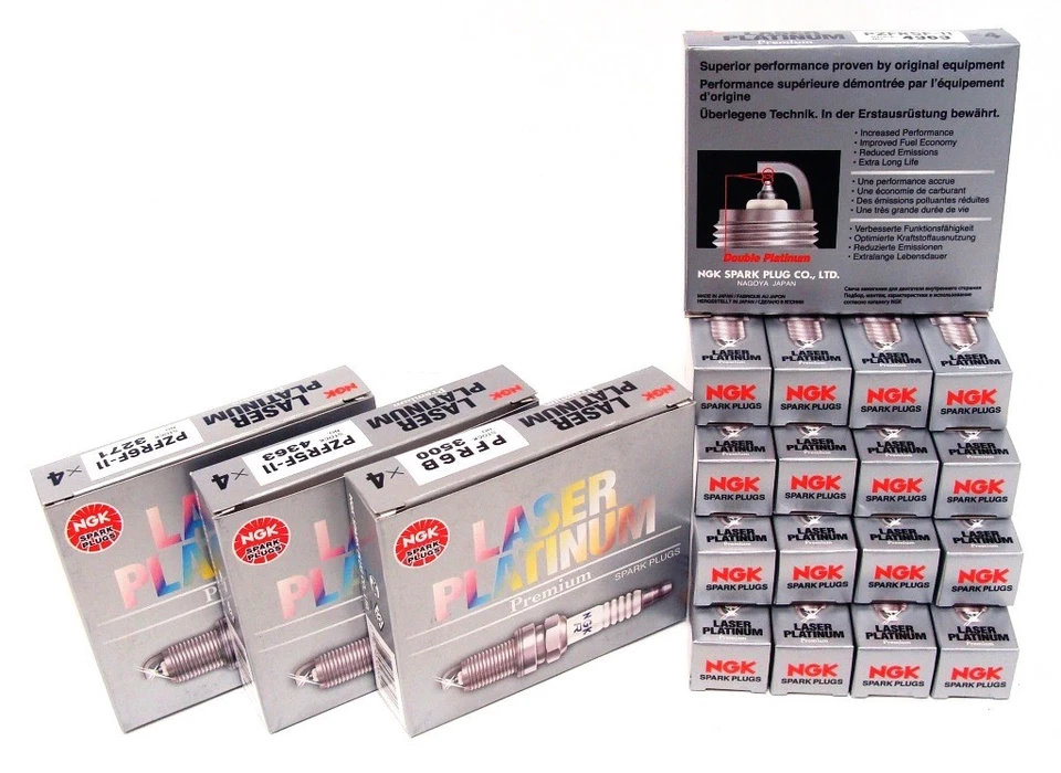 Juego de 16 bujías NGK LASER PLATINUM Platinum para Chrysler Dodge Jeep Foto 2 de 2