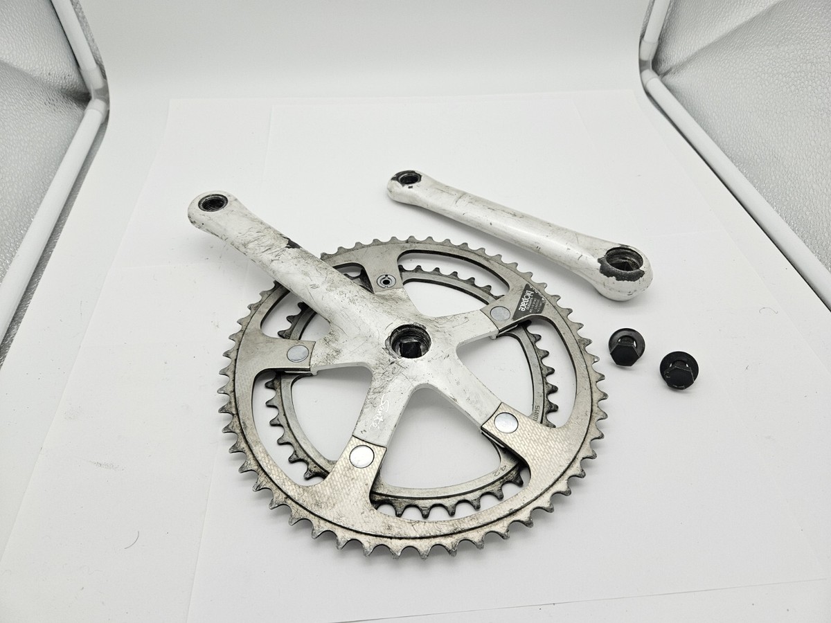 Shimano Sante FC-5000 Crankset 42-52T Biopace Square Taper White
