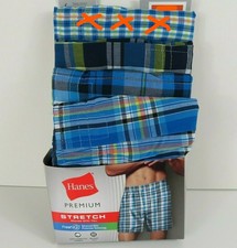Hanes Premium Men's 4pk Woven Original 