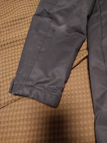 H&M Long Parka Dark Blue Jacket Size L - Picture 7 of 7