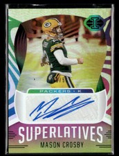 2021 Illusions Mason Crosby Superlatives Auto Autograph /50