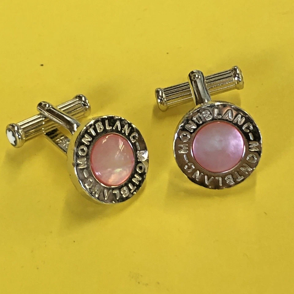 Gemelos Montblanc Elegancia Platino Platinado Rosa Madreperla Foto 4 de 4