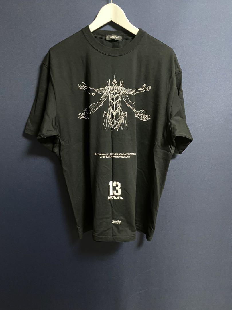 EVANGELION × Undercover T-shirt Black Size 5 Japanese Anime Otaku