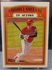 🔥2021 Topps Heritage SHOHEI OHTANI In Action card ANGELS🔥AL MVP!!!