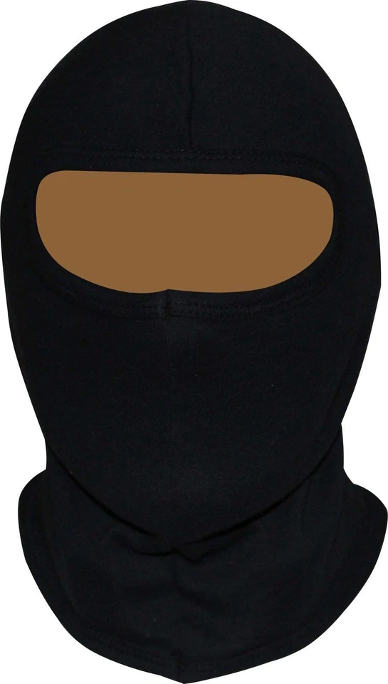 PM SPORTS Black Balaclava for Karting, Racing, Cycling, Motorbike, ski, 100% cotton NEW