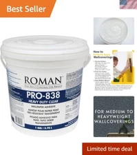 0 PRO-838 1 gal Heavy Duty Wallpaper Adhesive, Clear