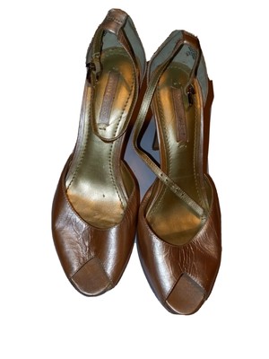 nine west rose gold heels