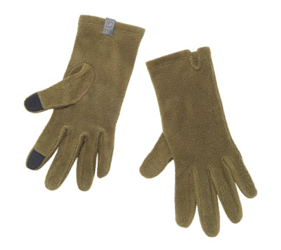 New UR Wellness Women's Boundary Fleece Gloves with Tech Tip in Olive Green